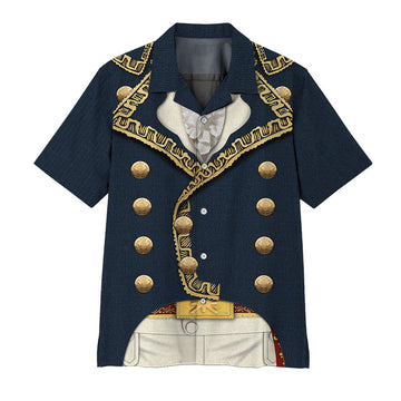 Gearhumans 3D Custom Marquis De Lafayette Hawaii Shirt