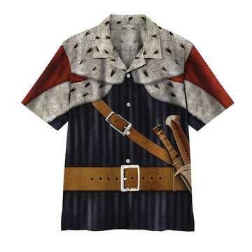 Gearhumans 3D King Alfred The Great Custom Hawaii Shirt