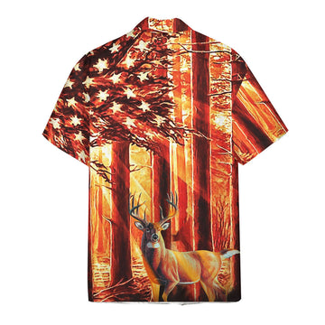 Gearhumans 3D Deer Hunting Hawaii Shirt