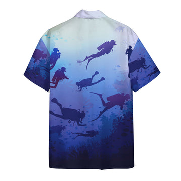 Gearhumans 3D Scuba Diving Hawaii Shirt