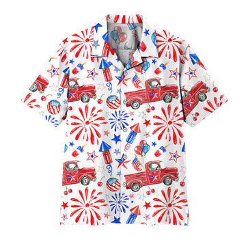 Gearhumans 3D 4th Of July Celebration Hawaii Shirt