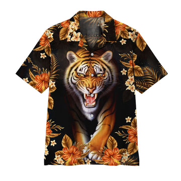 Gearhumans 3D Tiger Hawaii Shirt