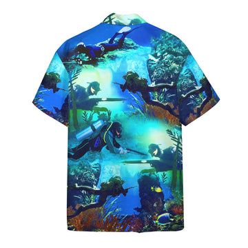 Gearhumans 3D Spearfishing Hawaii Shirt