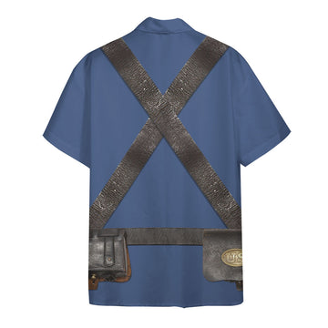 Gearhumans 3D Custom Union Infantry Uniform In Civil War Hawaii Shirt