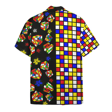 Gearhumans 3D Rubik Hawaii shirt