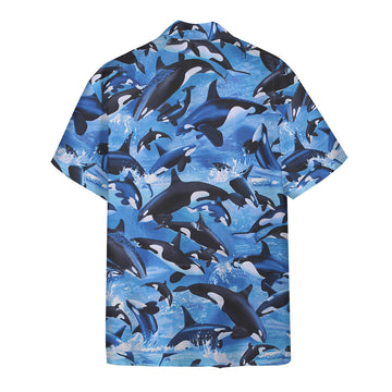 Gearhumans 3D Dolphins Hawaii Shirt