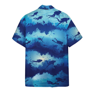 Gearhumans 3D Scuba Diving Hawaii Shirt