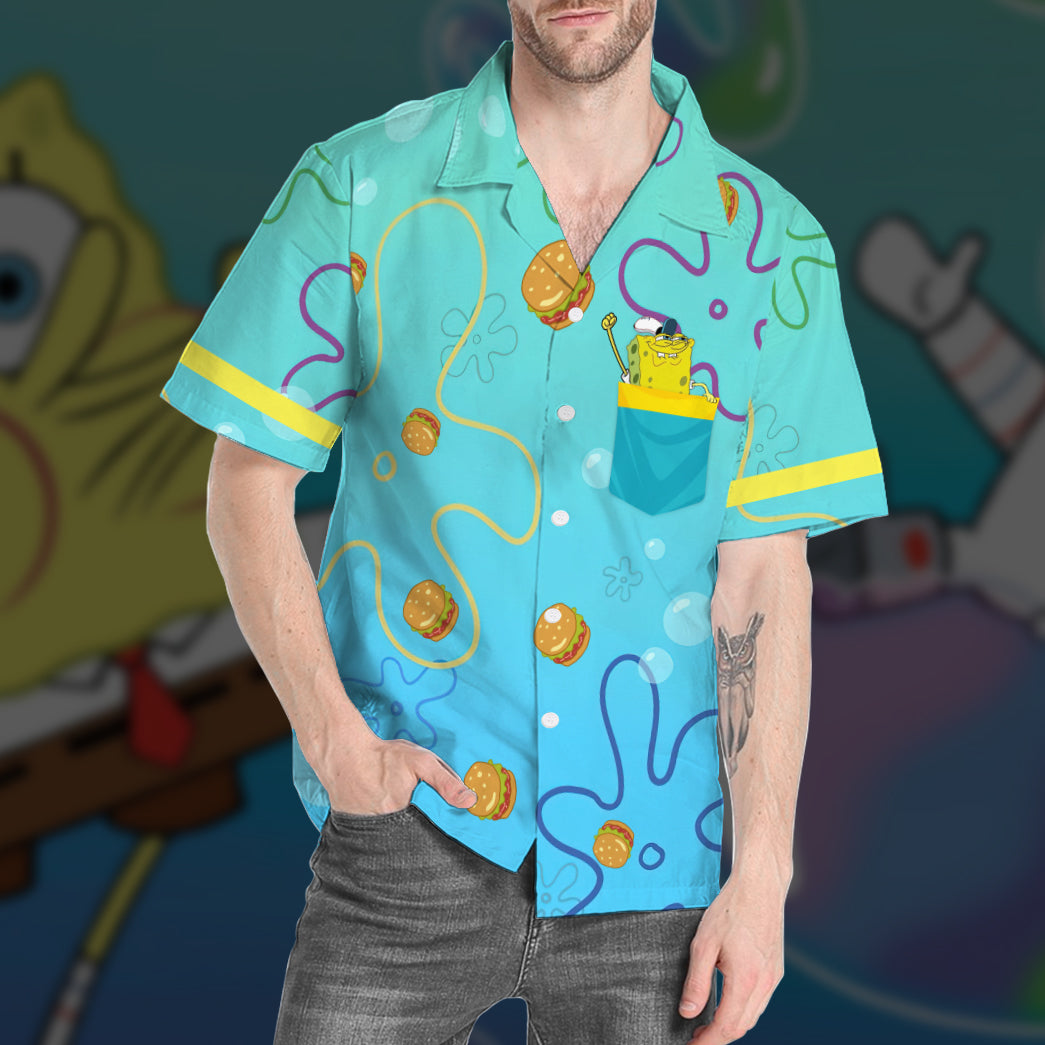 Spongebob Cosplay Hawaiian Shirt