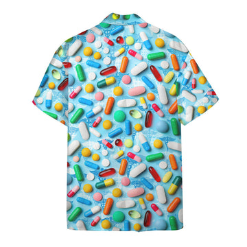 Gearhumans 3D Nurse Hawaii Shirt