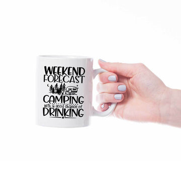 Gearhumans 3D Weekend Forecast Camping With A Good Chance Of Drinking Mug