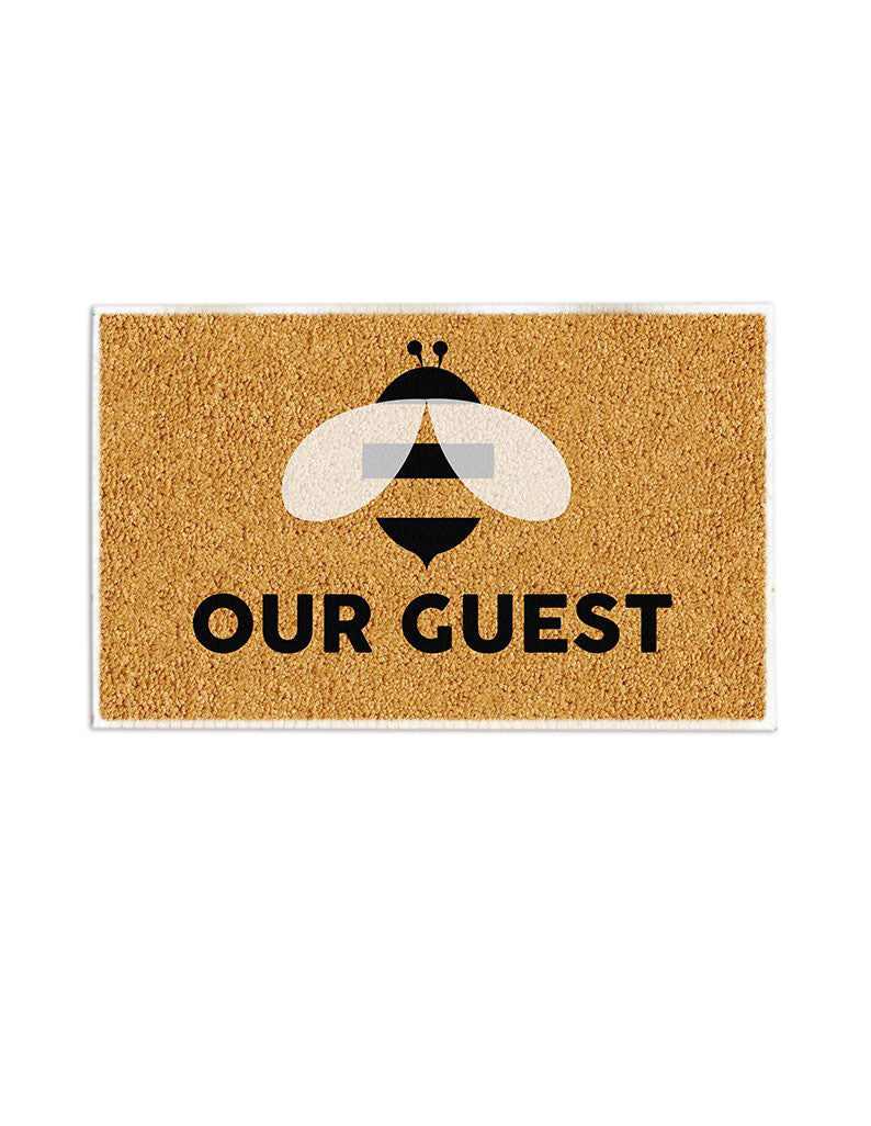Gearhumans Bee Our Guest - Doormat