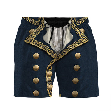 Gearhumans 3D Custom Marquis De Lafayette Shorts