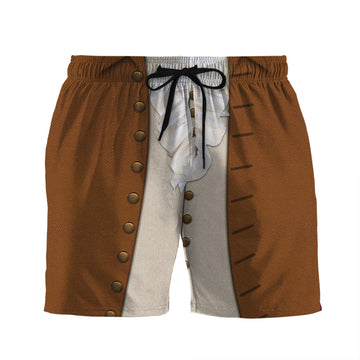 Gearhumans 3D Custom Alexander Hamilton Shorts