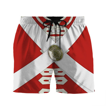 Gearhumans 3D Custom British Army Redcoats Shorts