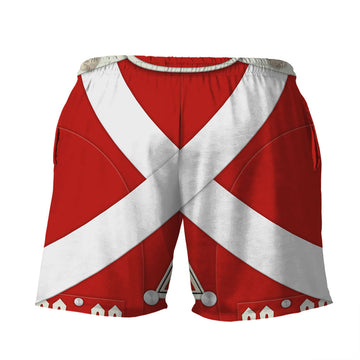 Gearhumans 3D Custom British Army Redcoats Shorts