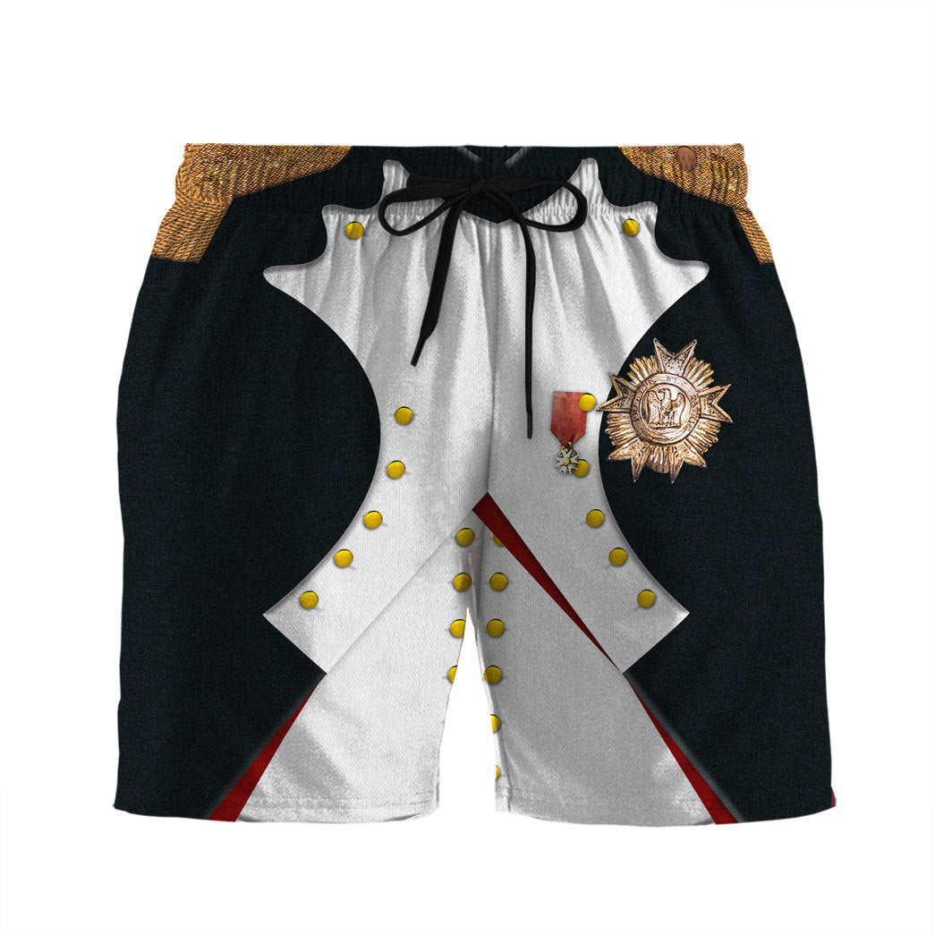 Gearhumans 3D Custom Napoleon Bonaparte Shorts