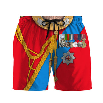 Gearhumans 3D Custom Queen Elizabeth Shorts