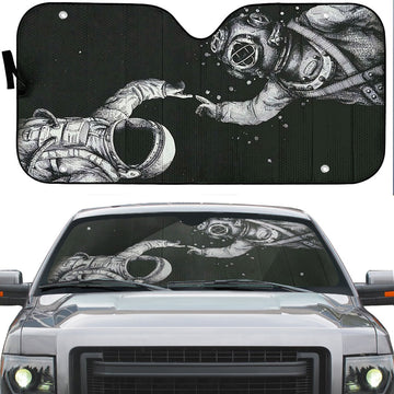 Gearhumans 3D Scuba Diving Astronaut Finger Touch Auto Sunshade