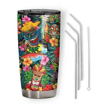 Gearhumans 3D Tiki Tiki Awesome Tumbler