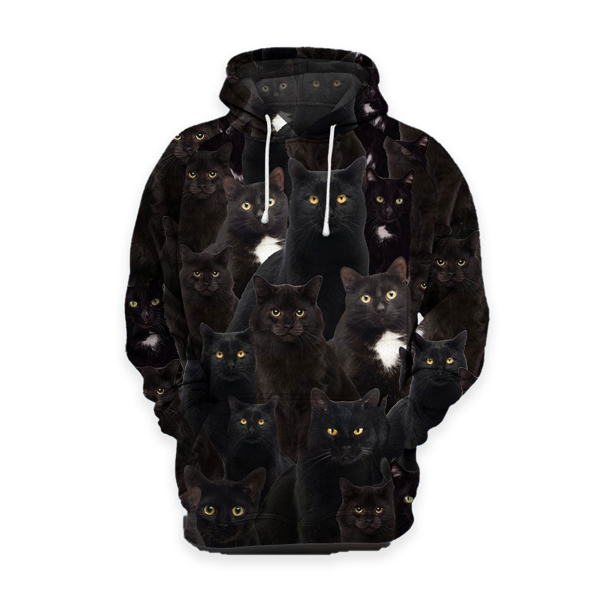 Gearhumans Black Cats - 3D All Over Printed Shirt