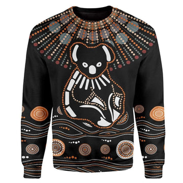 Gearhumans Aboriginal Koala Custom T-Shirts Hoodie Apparel