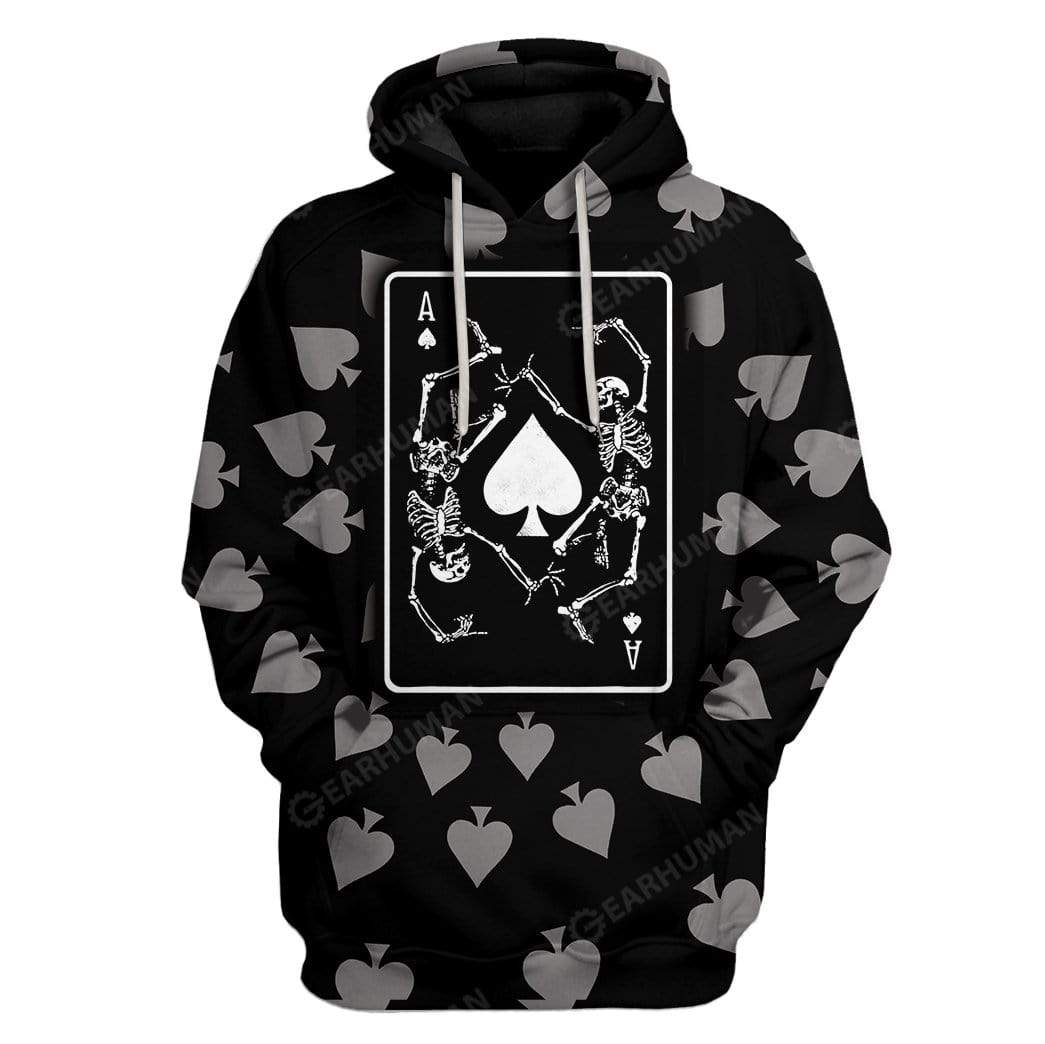 Ace Of Spades T-Shirts Hoodie Apparel SK-QM27111910 3D Custom Fleece Hoodies Hoodie S 