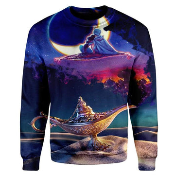 Aladdin And The Magic Lamp Custom T-shirt - Hoodies Apparel HD-GH20034 3D Custom Fleece Hoodies Long Sleeve S 