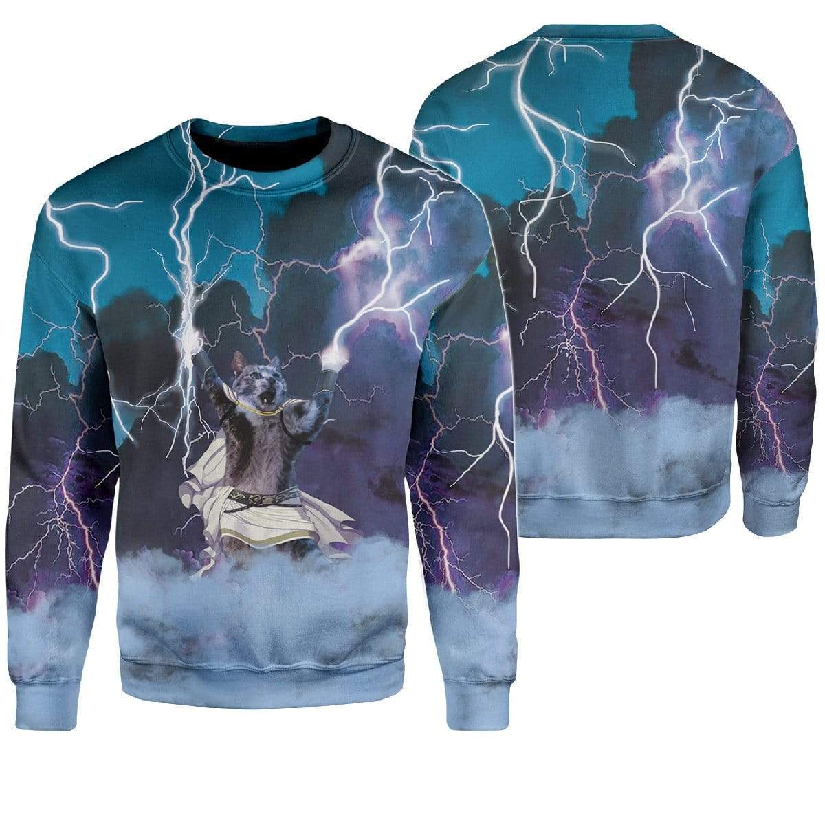 Lightning clearance cat sweatshirt