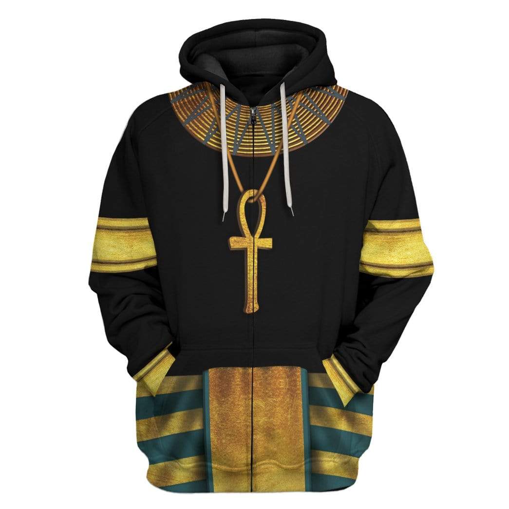 Anubis Mythologies Custom T-Shirts Hoodies Apparel CO-QM2412191 3D Custom Fleece Hoodies Zip Hoodie S 