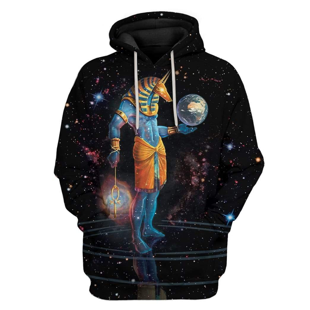 Anubis Mythologies Space Custom T-Shirts Hoodies Apparel HD-QM2412192 3D Custom Fleece Hoodies Hoodie S 