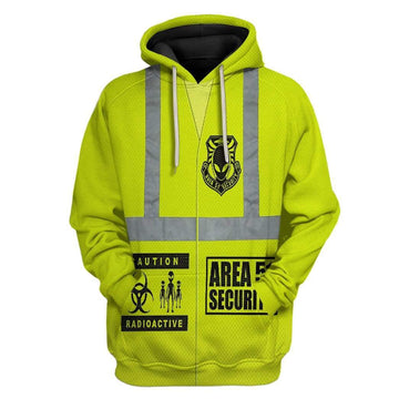 Gearhumans Area 51 Alien UFO T-Shirts Hoodie Apparel