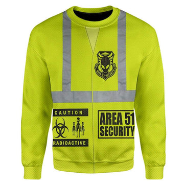 Gearhumans Area 51 Alien UFO T-Shirts Hoodie Apparel