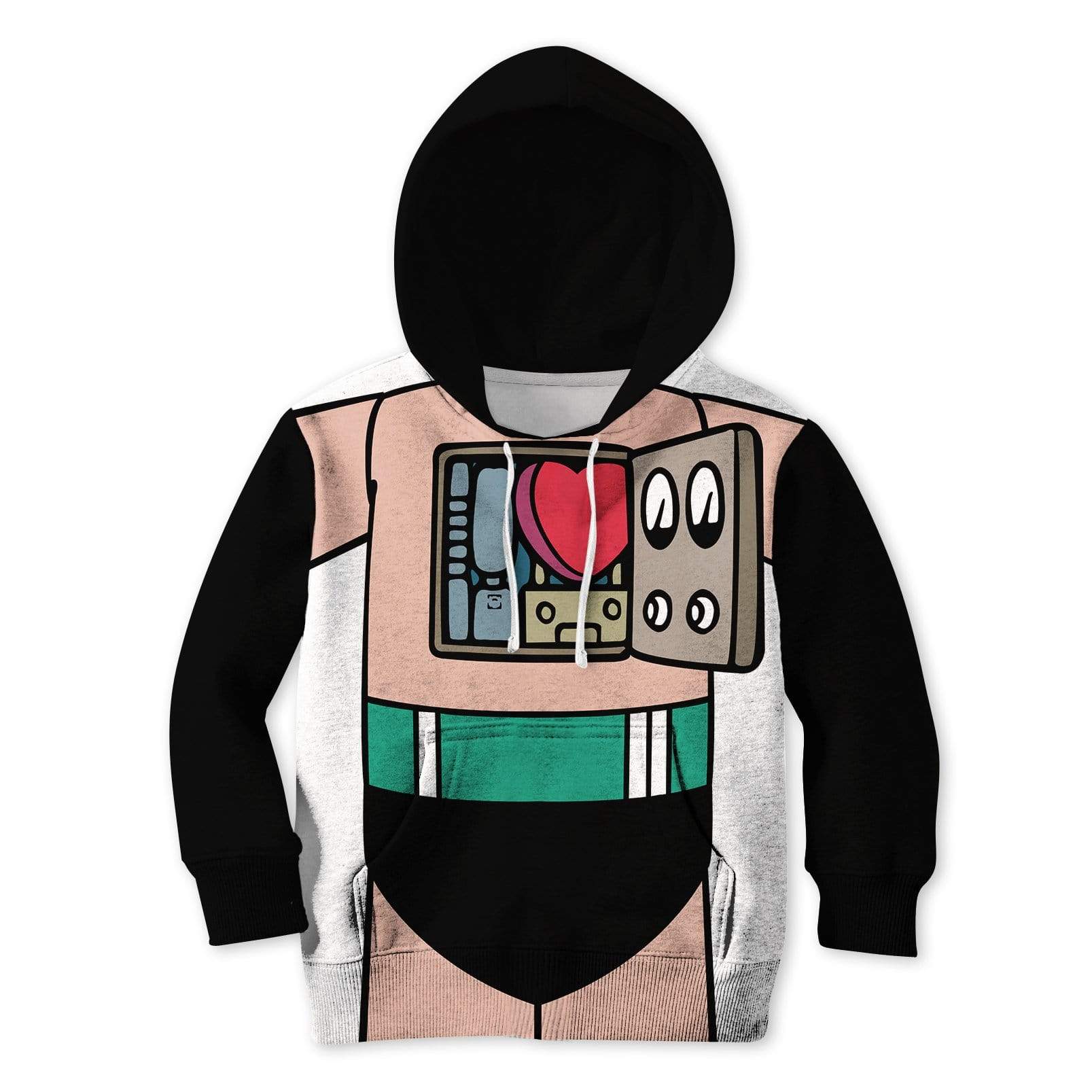 Astro Boy Costume Custom Hoodies T-shirt Apparel HD-GH20516K kid 3D apparel Kid Hoodie 2T 