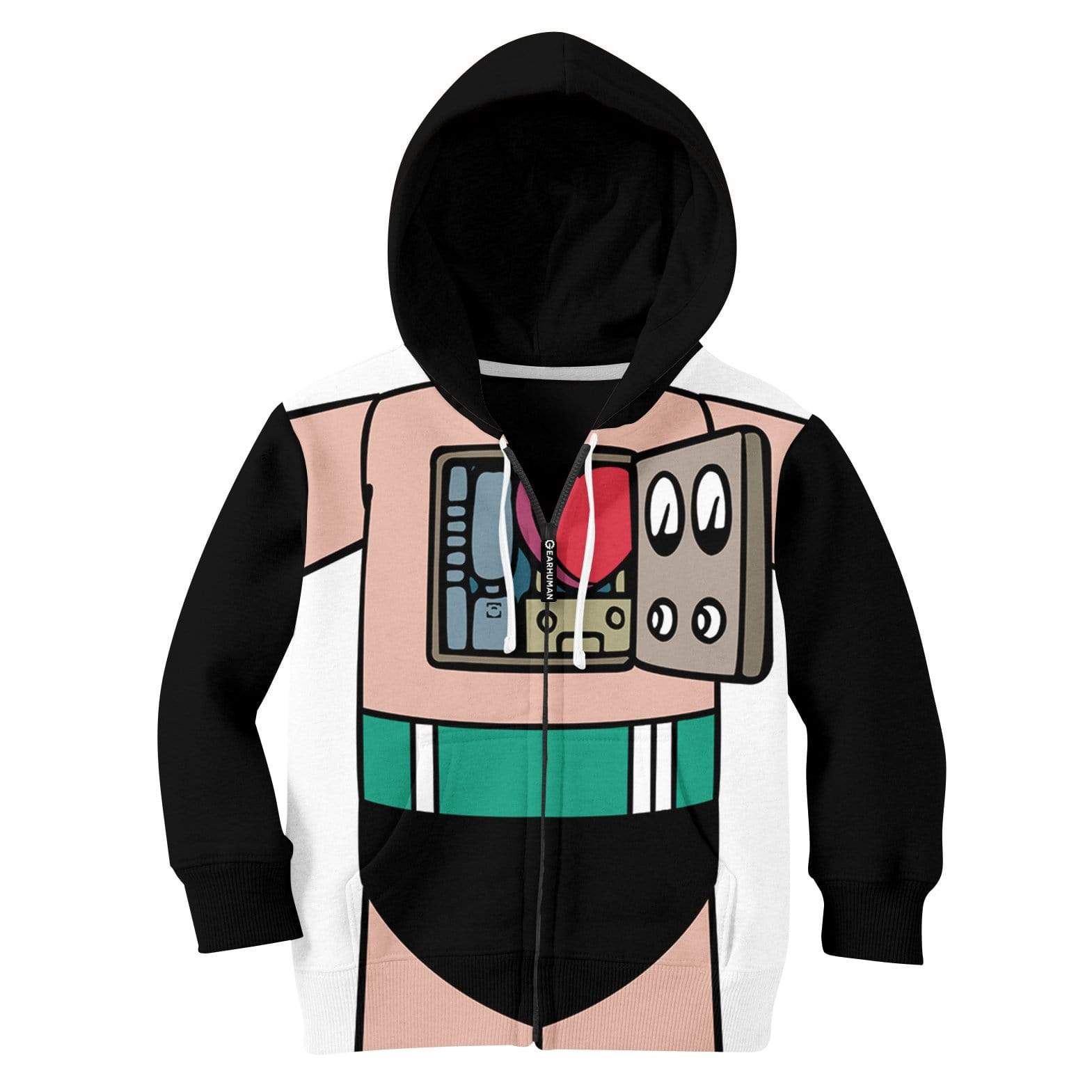 Astro Boy Costume Custom Hoodies T-shirt Apparel HD-GH20516K kid 3D apparel Kid Zip Hoodie 2T 