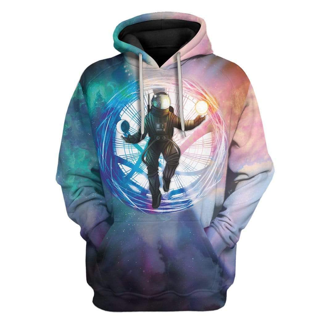 Astronaut as Doctor Strange Custom T-Shirts Hoodies Apparel GL-DT2012192 3D Custom Fleece Hoodies Hoodie S 