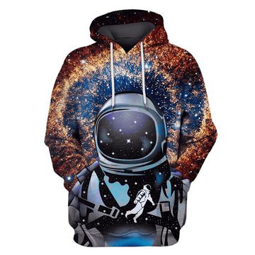 Gearhumans Astronaut in the space Custom T-shirt - Hoodies Apparel