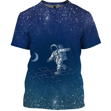 Gearhumans Astronaut in the space Custom T-shirt - Hoodies Apparel