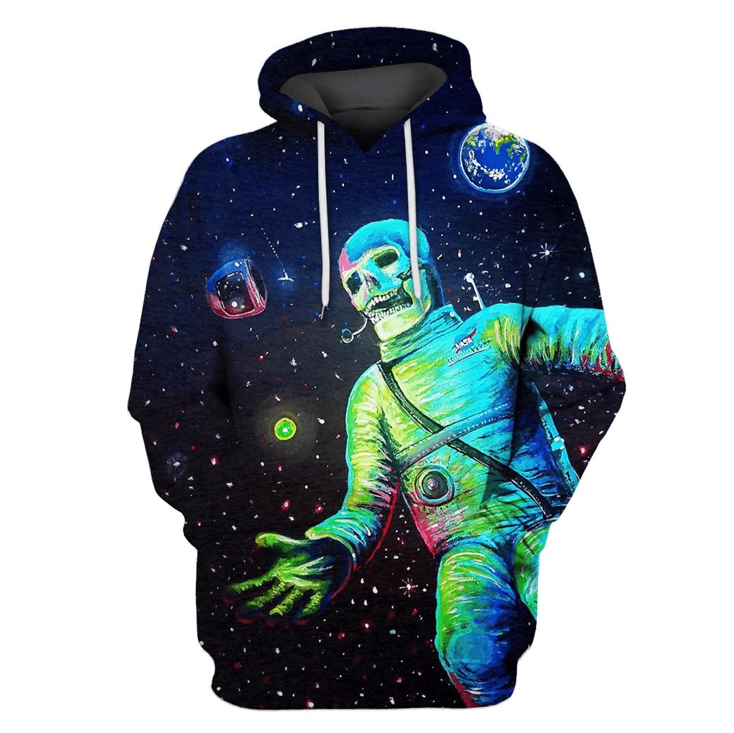 Astronaut Lost in Space Custom T-shirt - Hoodies Apparel GH110260 3D Custom Fleece Hoodies Hoodie S 