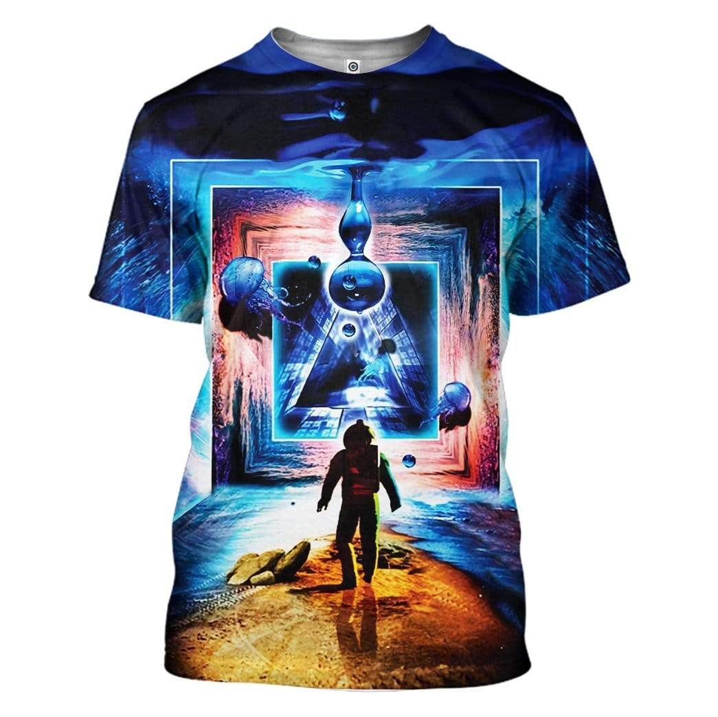 Astronaut Portal To The Beyond Custom T-Shirts Hoodies Apparel GL-AT1601204 3D Custom Fleece Hoodies T-Shirt S 
