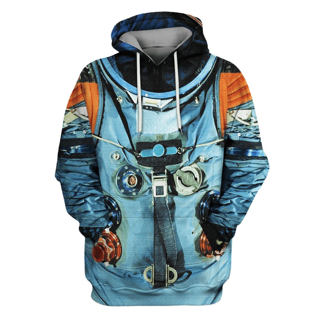 ASTRONAUT SUIT Custom T-shirt - Hoodies Apparel HD-GH110441 3D Custom Fleece Hoodies Hoodie S 