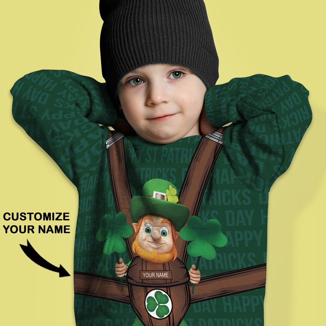 Baby Leprechaun Custom Name T-Shirts Hoodies Apparel CN-AT31012011 Kid 3D Apparel 