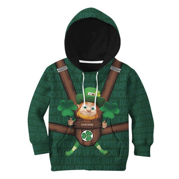 Baby Leprechaun Custom Name T-Shirts Hoodies Apparel CN-AT31012011 Kid 3D Apparel Kid Hoodie S' 