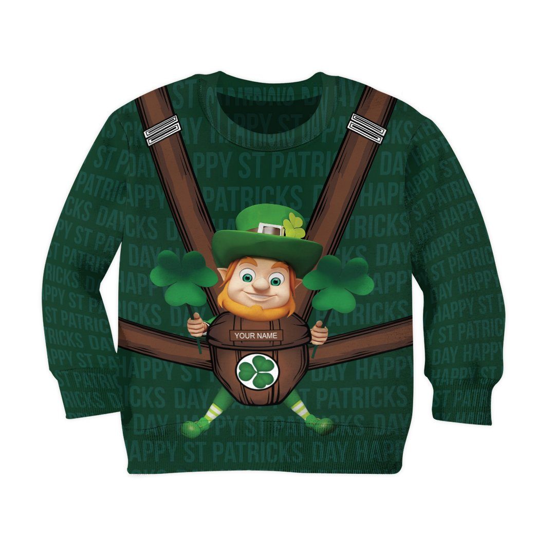 Baby Leprechaun Custom Name T-Shirts Hoodies Apparel CN-AT31012011 Kid 3D Apparel Kid Sweatshirt S' 