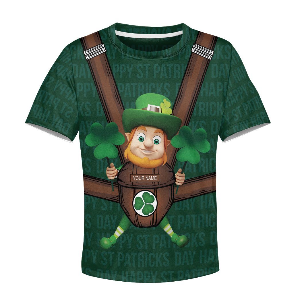 Baby Leprechaun Custom Name T-Shirts Hoodies Apparel CN-AT31012011 Kid 3D Apparel Kid T-Shirt S' 