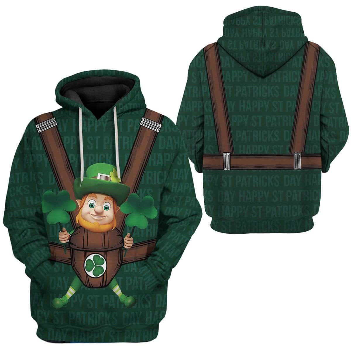 Baby Leprechaun Custom T-Shirts Hoodies Apparel HD-AT3101202 3D Custom Fleece Hoodies 