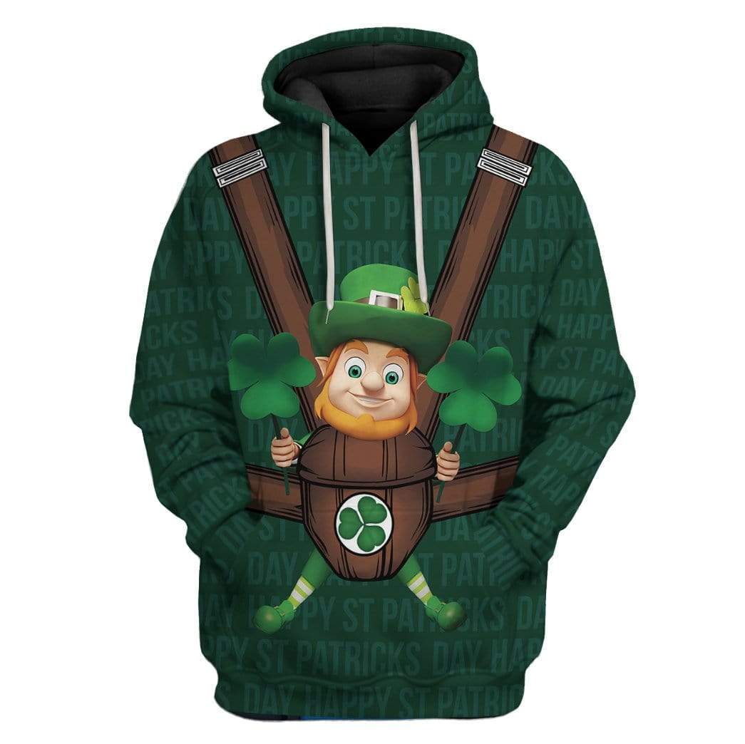 Baby Leprechaun Custom T-Shirts Hoodies Apparel HD-AT3101202 3D Custom Fleece Hoodies Hoodie S 