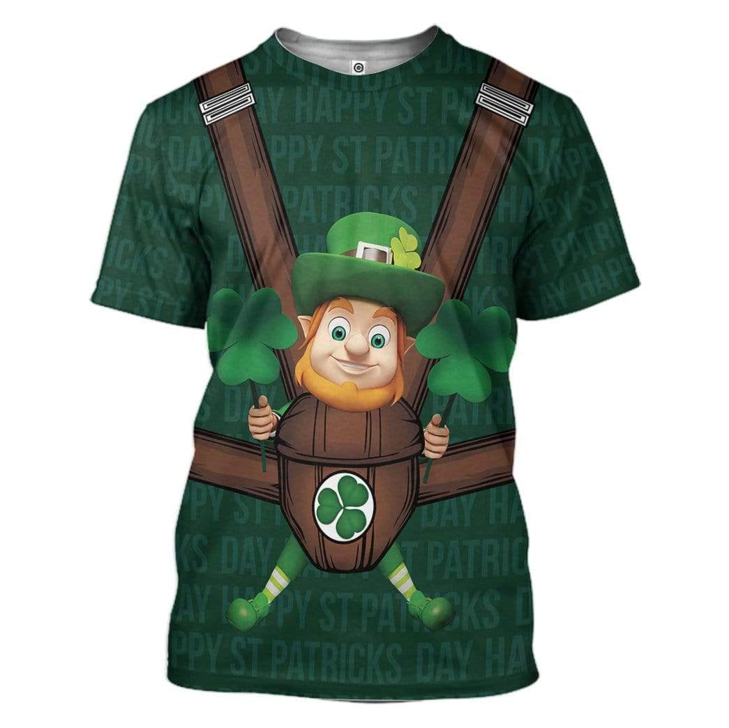 Baby Leprechaun Custom T-Shirts Hoodies Apparel HD-AT3101202 3D Custom Fleece Hoodies T-Shirt S 