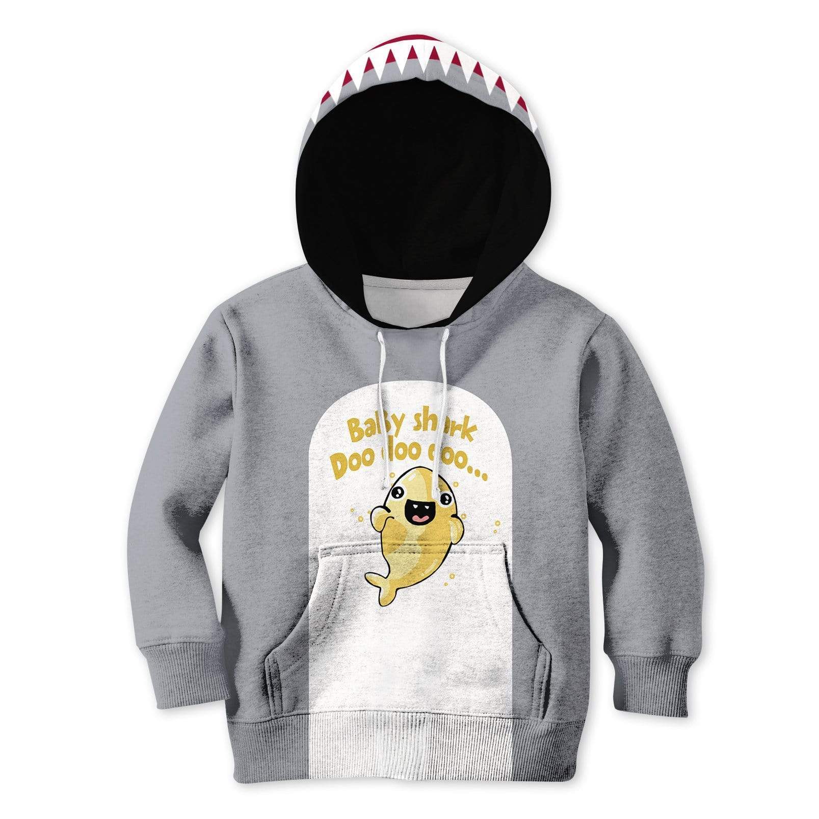 Baby Shark Custom Hoodies T-shirt Apparel HD-GH1106181K kid 3D apparel Kid Hoodie S/6-8 