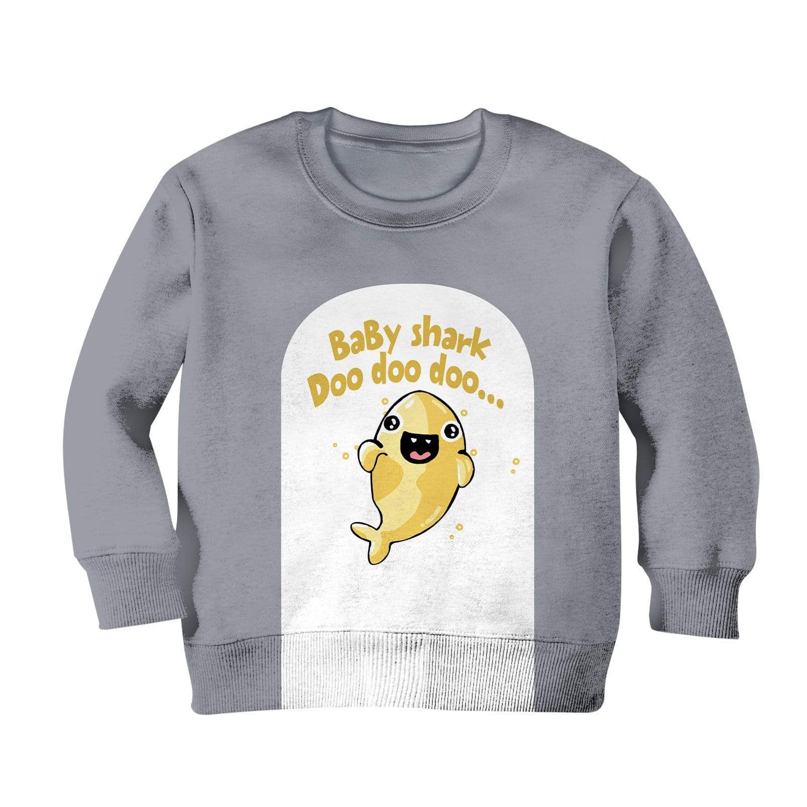 Baby Shark Custom Hoodies T-shirt Apparel HD-GH1106181K kid 3D apparel Kid Sweatshirt S/6-8 