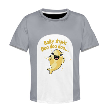 Baby Shark Custom Hoodies T-shirt Apparel HD-GH1106181K kid 3D apparel Kid T-Shirt XS 